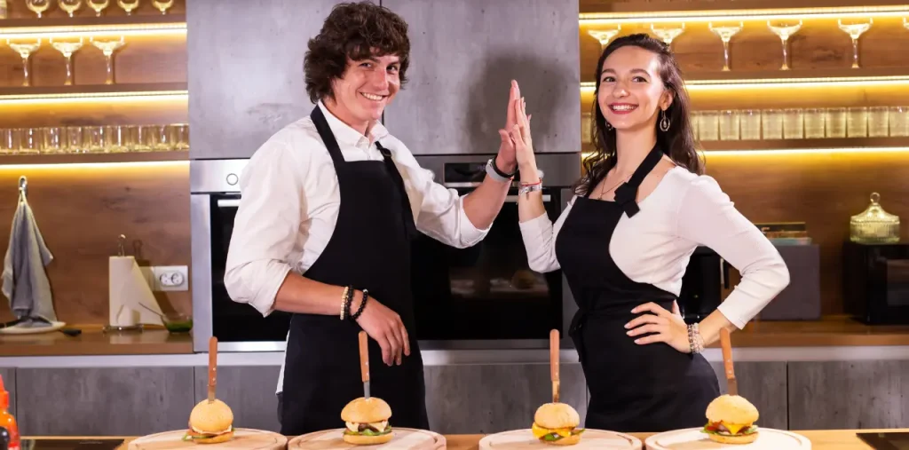 To ensure your buffet operations are efficient, focus on proper staff training, a well-thought-out buffet layout, timely food replenishment, and regular cleaning. Additionally, hire the right professionals from a reliable staffing agency like TrueGigs to support your operations.